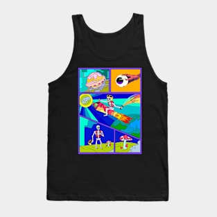 SPACE HAPPY SKULL Tank Top